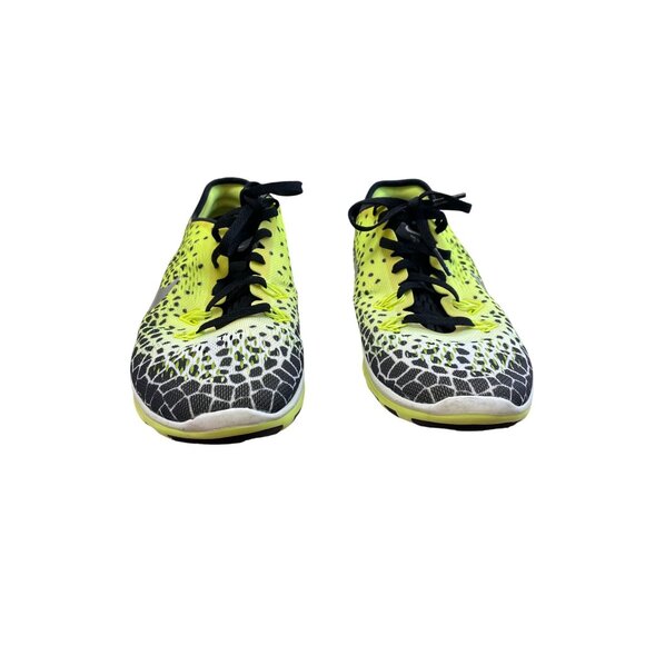 Nike Free 5.0 V4 womans yellow black running sneakers shoes size 6.5 SKU 8348 - Picture 5 of 12